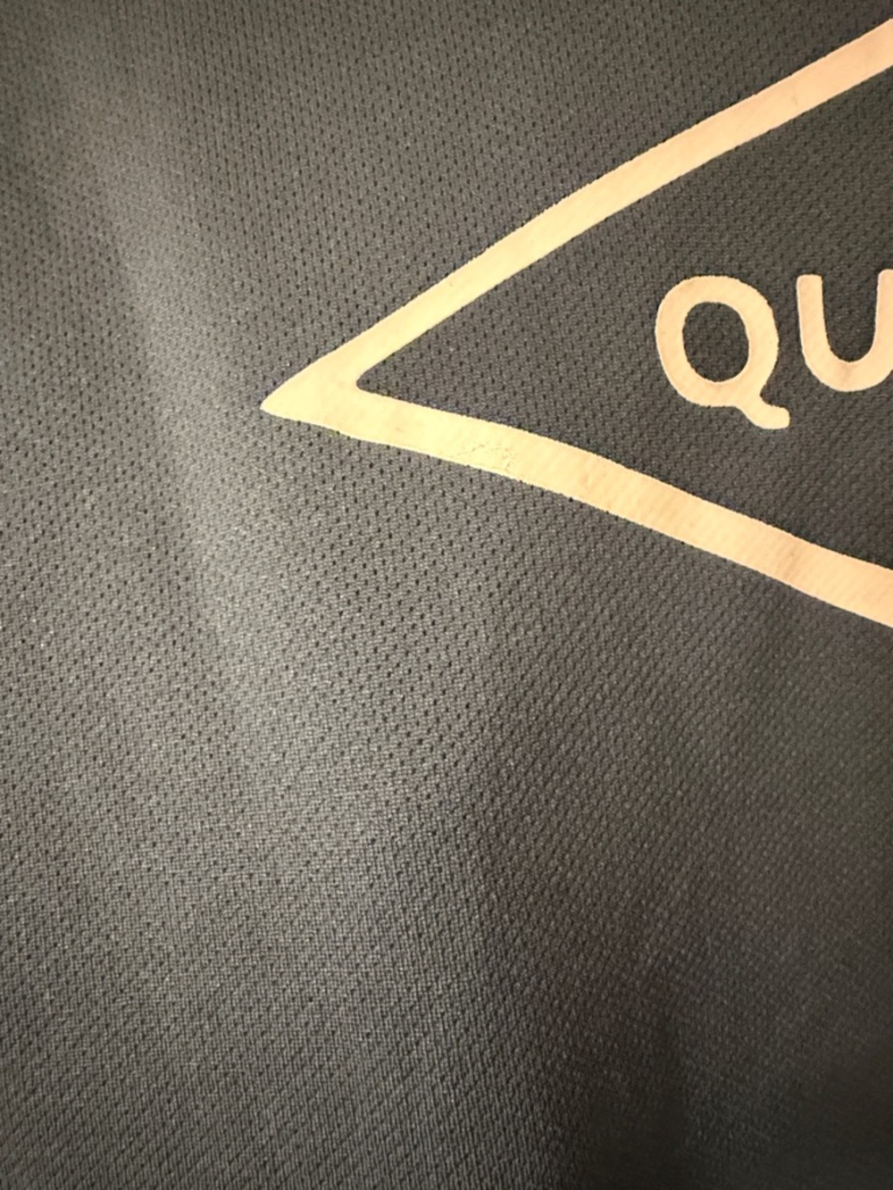 Quiksilver Men's Long-Sleeve Crew in Slate Gray with Subtle Logo - Picture 6 of 6